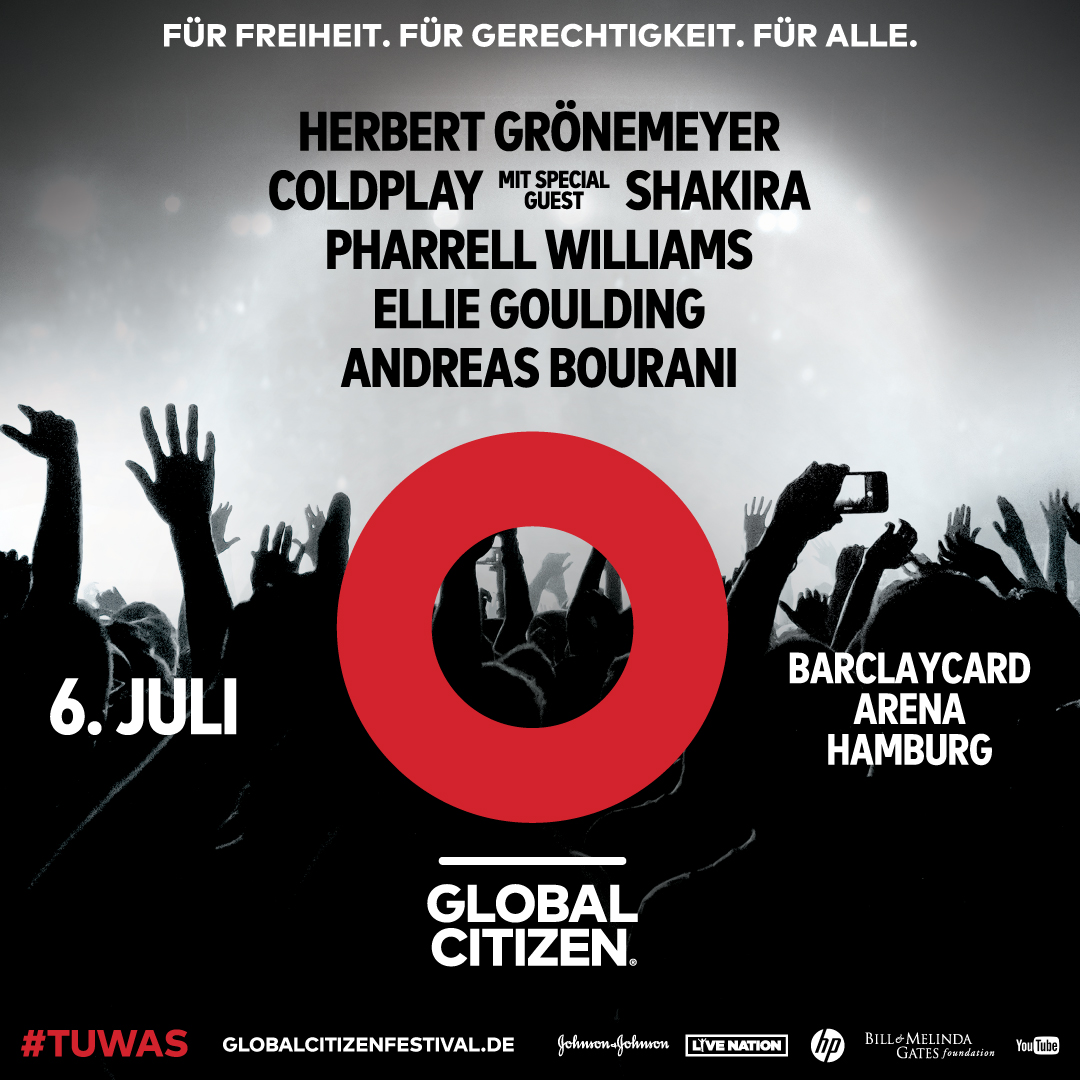Watch today’s Global Citizen Festival live