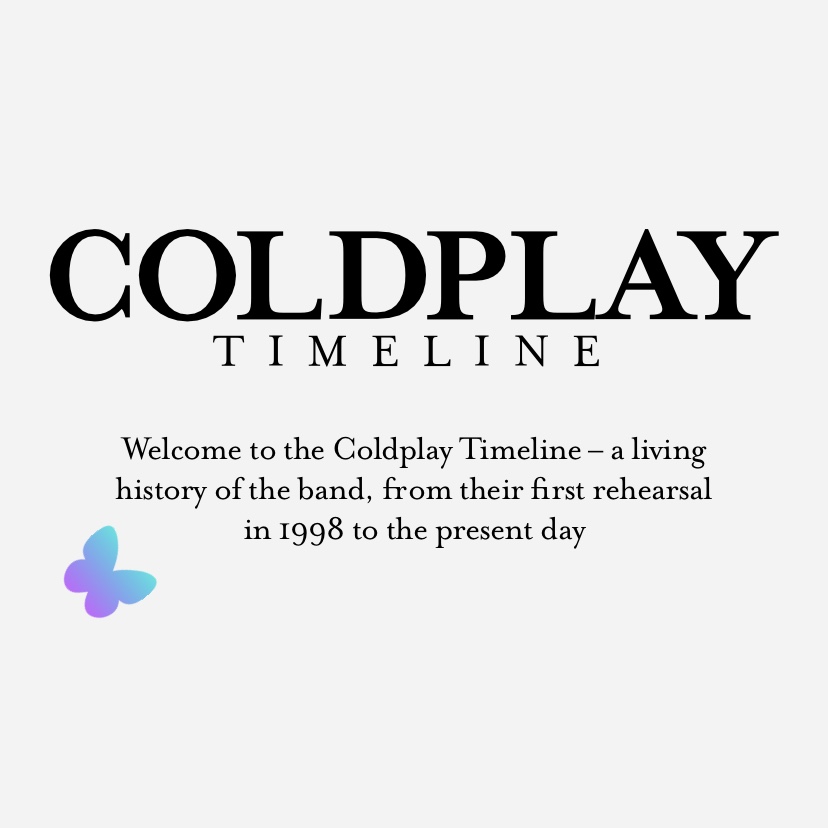 Coldplay Timeline site relaunches